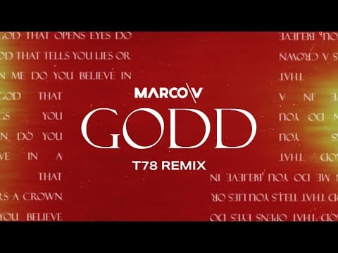 Marco V — Marco V - GODD (T78 Remix) (Official Visualizer) [In Charge Recordings]
