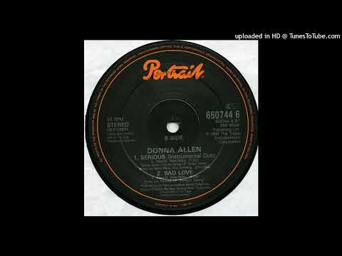Donna Allen — Donna Allen - Serious (Instrumental Dub) (1987)