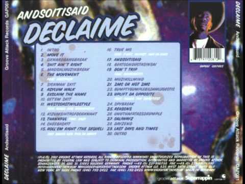 Declaime — 23. Declaime - Uplift Da Opposite (Feat Taboo The Sweetest)