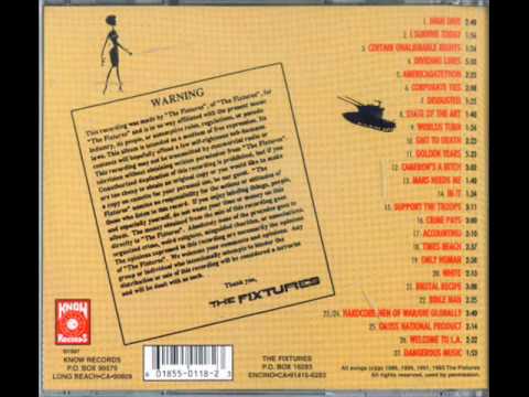The Fixtures — The Fixtures Punk Dangerous Music Defect #26 Welcome To LA (Anarcho Punk)(Hardcore)(OI)(Blatz)