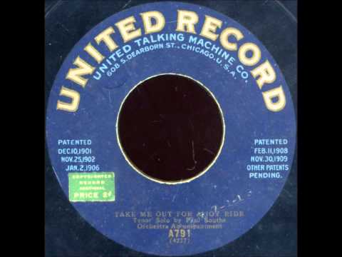 Ada Jones — Take Me Out For A Joy Ride by Paul Southe
