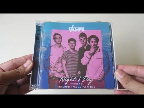 The Vamps (5) — The Vamps - Night & Day ( Night Edition CD + DVD ) - Unboxing CD en Español