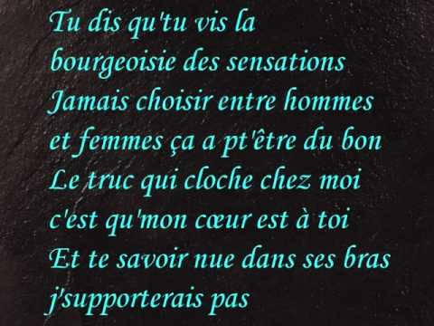 Calogero (2) — Calogéro - La bourgeoisie des sensations + Paroles/ Lyrics