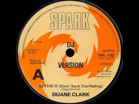 Duane Clark — DUANE CLARK / GETTIN' IT (GIVIN' BACK THE FEELING) / 7"