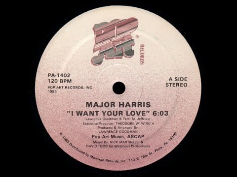 Major Harris — Major Harris - I Want Your Love - Vocal '83