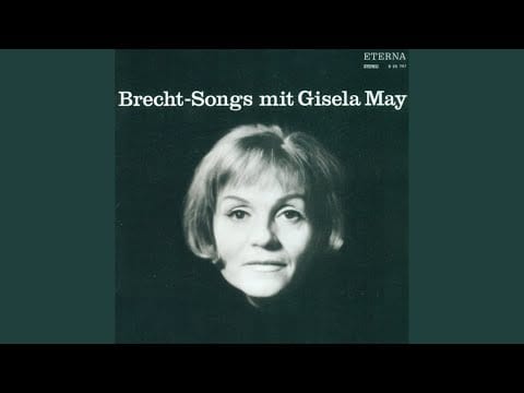 Gisela May — Philosophisches Tanzlied
