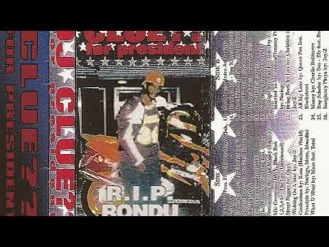 DJ Clue — (HOT)🔥Dj Clue? - Clue? For President: R.I.P. Rondu a.k.a. Donnie Brasco (1998) Queens, NYC sides A&B