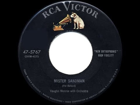 Vaughn Monroe — 1st RECORDING OF: Mr. Sandman - Vaughn Monroe (1954)