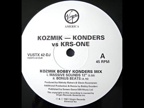 Ziggy Marley And The Melody Makers — Ziggy Marley & The Melody Makers – Kozmik (Bobby Konders Massive Sounds 12" Mix) 1991