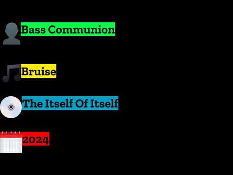 Bass Communion — Bass Communion - Bruise