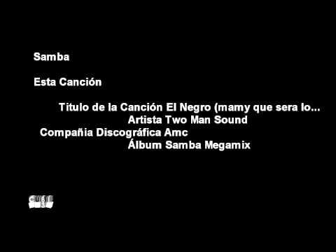 Two Man Sound — Two Man Sound - El Negro (mamy que sera lo que quiere el negro)