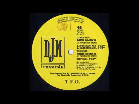 T.F.O. — T.F.O. - Mekanika (Deep Mix) [PM 109]