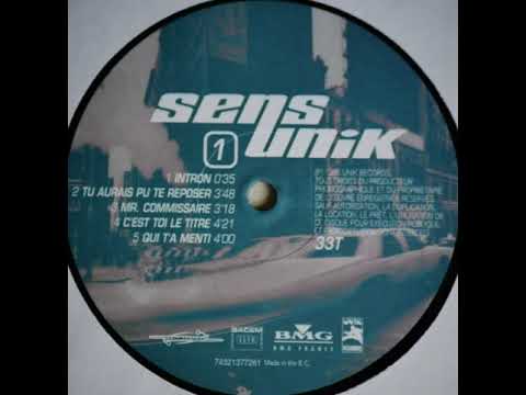 Sens Unik — Sens Unik "Mr. Commissaire" 1996 BMG France