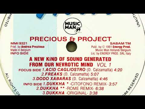 Precious X Project — Precious & Project • Dukkha (Citofono Remix) (1992)