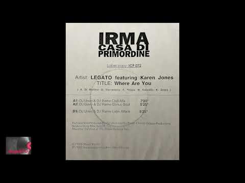 Karen Jones — Legato Feat  Karen Jones – Where Are You (DJ Uovo & DJ Rame Club Mix)
