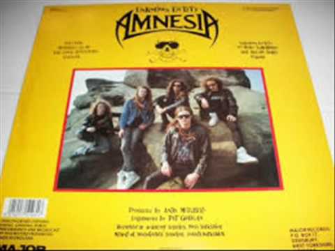 Amnesia (14) — Amnesia -  one below zero -  1991   barnsley uk