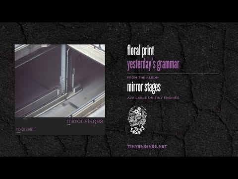 Floral Print — floral print - yesterday's grammar