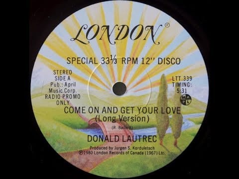 Donald Lautrec — Donald Lautrec   Come and get your love (Long Version)