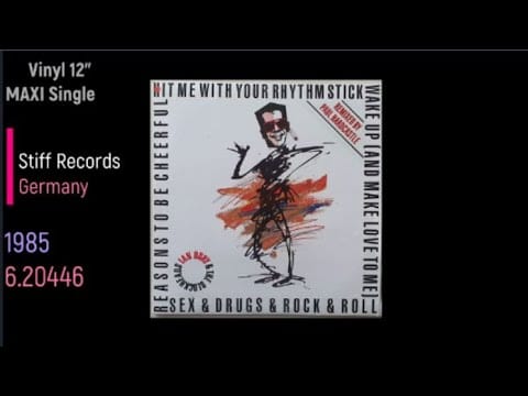 Ian Dury And The Blockheads — Ian Dury and the Blockheads  -  Wake Up And Make Love To Me  (Remixed By Paul Hardcastle)