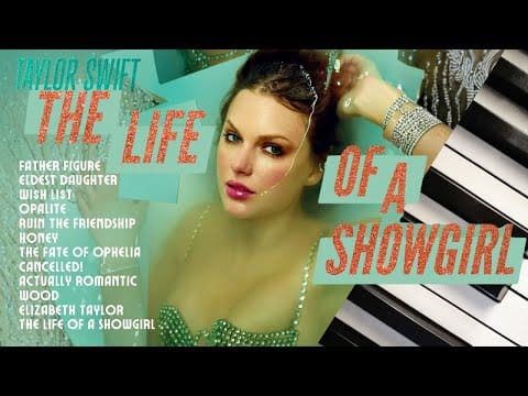 Minnz Piano — Taylor Swift | The Life of a Showgirl | 1 Hour of Calm Piano ♪