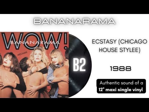 Bananarama — Bananarama - Ecstasy (Chicago House Stylee) [12'' maxi single]