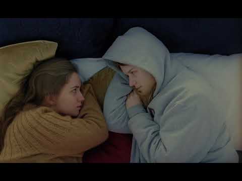 girl in red — two queens in a king sized bed
