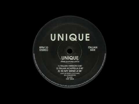 Unique (16) — Unique - Unique (Italian Version)