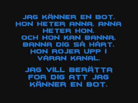 Basshunter — Basshunter - Boten Anna Lyrics Video