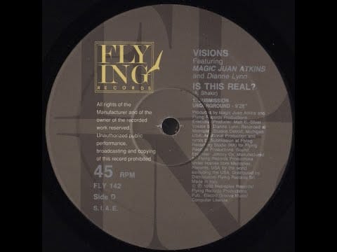 Juan Atkins — Visions (feat. Magic Juan Atkins and Dianne Lynn) - Is This Real? (Submissive Underground +5%)