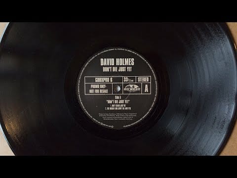 David Holmes — David Holmes - The Holiday Girl (Don't Die Just Yet) (vinyl)