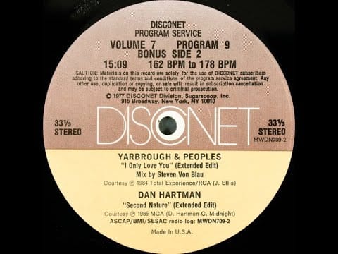 Yarbrough & Peoples — I Only Love You (Disconet) - Yarbrough and Peoples