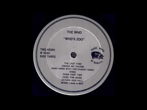 The Who — The Who "Who's Zoo" (1971) 1974 *When I Was A Boy*