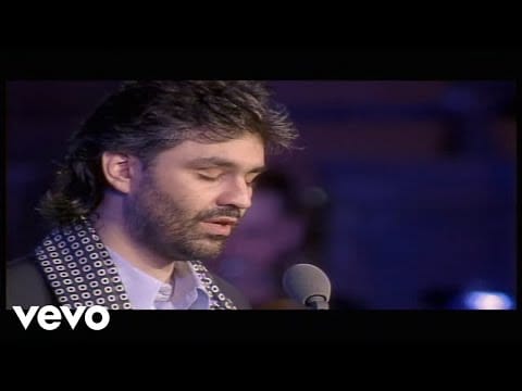 Andrea Bocelli — Andrea Bocelli - Con Te Partirò - Live From Piazza Dei Cavalieri, Italy / 1997