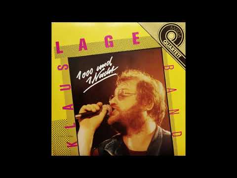 Klaus Lage — Klaus Lage - 1000 und 1 Nacht