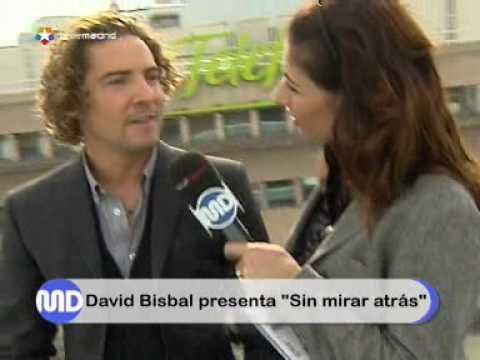 David Bisbal — Bisbal presenta  "Sin mirar atrás"