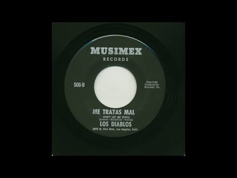 Los Diablos (5) — Los Diablos - Me Tratas Mal - Musimex 506-b