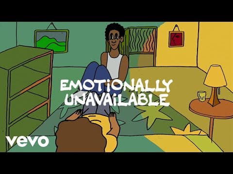 Cat Burns — Cat Burns - emotionally unavailable (lyric video)