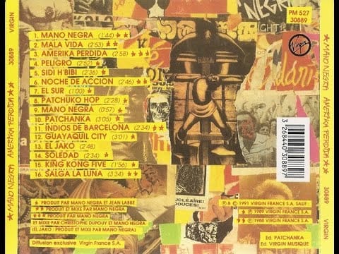 Mano Negra — AMERIKA PERDIDA Full album-Album completo-Mano negra-1991