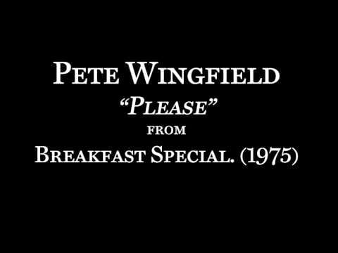 Pete Wingfield — Pete Wingfield - Please