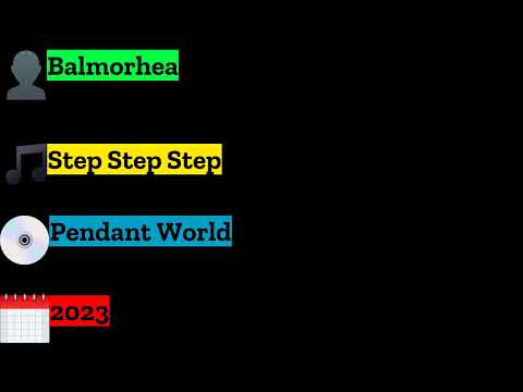Balmorhea — Balmorhea - Step Step Step