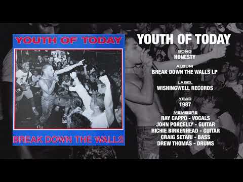 Youth Of Today — YOUTH OF TODAY - Break Down The Walls LP - Wishingwell Records (1987)