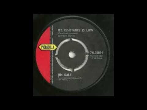 Jim Dale — Jim Dale   My Resistance Is Low   1962