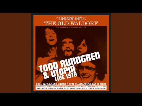 Todd Rundgren — The Last Ride (Live)