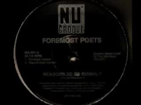 Foremost Poets — Foremost Poets - Reasons To Be Dismal? (Foresight Version)