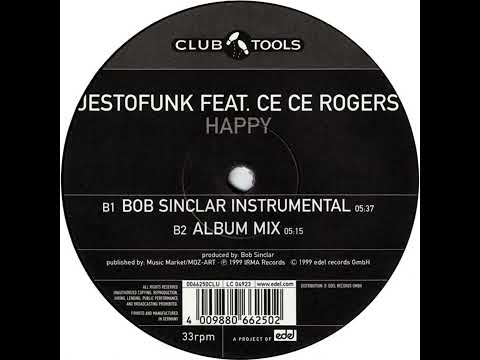 Jestofunk — Jestofunk Feat  Ce Ce Rogers - Happy (Album Mix)