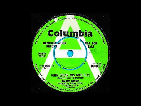 Graham Bonney — When Evelyn was mine / Graham Bonney.