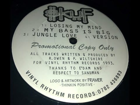 Dr. Skuf — SKUF – VERSION – 1993 – VINYL RHYTHM RECORDS – CAT VR002