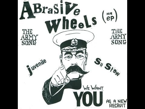 Abrasive Wheels — ABRASIVE WHEELS - Army Song EP - UK PUNK VINYL