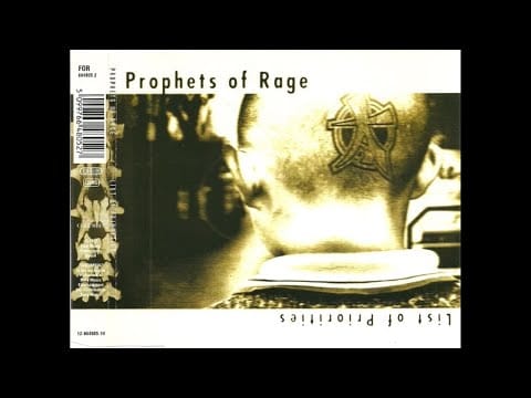 Prophets Of Rage — Prophets of Rage - List of Priorities