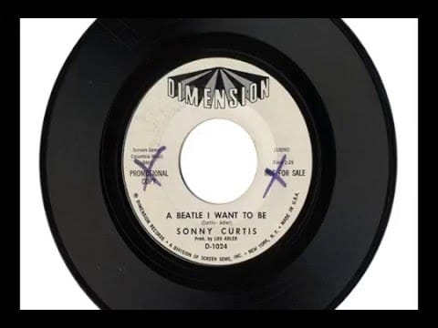 Sonny Curtis — SONNY CURTIS "A BEATLE I WANT TO BE" & "SO USED TO LOVING YOU"